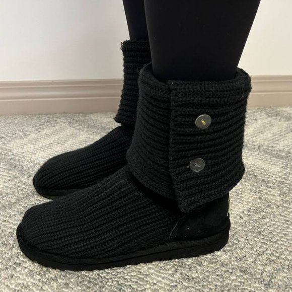 UGG Womens Crochet/Knit Boots Sz. 8 *USED - Picture 5 of 6